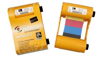 Zebra  ZXP3 YMCKO Half-Panel Ribon 250 baskı resmi