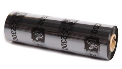 2300 ZEBRA WAX RİBON 110mm*74m resmi