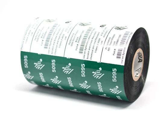 5095  ZEBRA RESİN RİBON 220mm x 450m resmi
